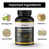 Nutrazin Men Power Capsules | Organic Stamina & Strength Support for Men | Performance & Energy Booster