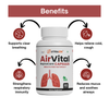 Nutrazin AirVital Capsules for Lung Detox, Easy Breathing, Immunity & Respiratory Wellness Support