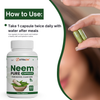 Nutrazin Neem Pure Capsules for Blood Purification & Clear Skin | Natural Detox & Immunity Support | 60 Capsules