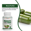 Nutrazin Neem Pure Capsules for Blood Purification & Clear Skin | Natural Detox & Immunity Support | 60 Capsules
