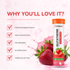 Glutathione Effervescent Tablets Strawberry Flavour | Antioxidant Supplement for Glowing Skin | 15 Tablets