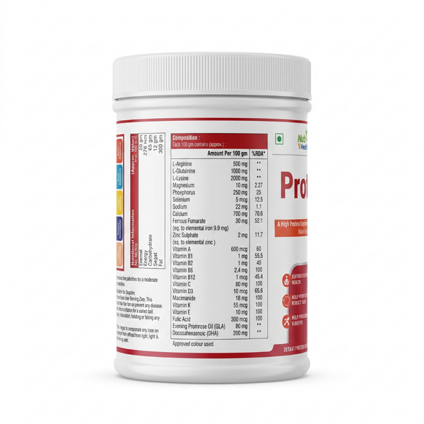 Protein Powder Strawberry Flavour | High Protein Supplement for Muscle Support & Daily Nutrition | 200g