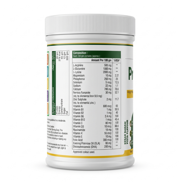 High Protein Powder Kesar Badam Pista Flavour | Vitamins, Minerals & Antioxidants | Daily Nutrition | 200g