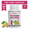 Nutrazin FemCare Herbal Capsules for Hormonal Balance, Period Care & Women's Wellness Support
