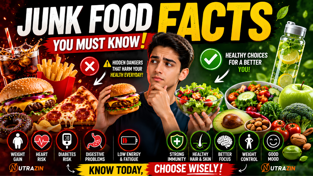 Junk Food Facts You Must Know: Hidden Health Risks, Effects on the Body, and Healthier Food Alternatives