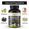 Nutrazin Shilajit Premium Capsules for Energy, Strength, Vitality & Wellness