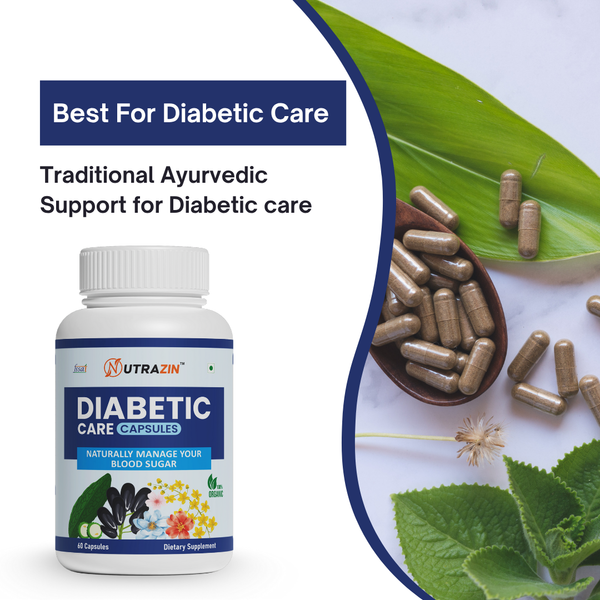 Nutrazin Diabetic Care Capsules | Natural Blood Sugar & Wellness Support