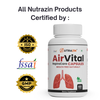 Nutrazin AirVital Capsules for Lung Detox, Easy Breathing, Immunity & Respiratory Wellness Support