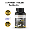 Nutrazin Shilajit Premium Capsules for Energy, Strength, Vitality & Wellness