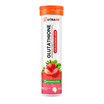Glutathione Effervescent Tablets Strawberry Flavour | Antioxidant Supplement for Glowing Skin | 15 Tablets