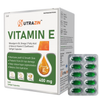 Nutrazin Vitamin E 400mg Softgel Capsules – Skin Glow, Antioxidant & Immunity Support
