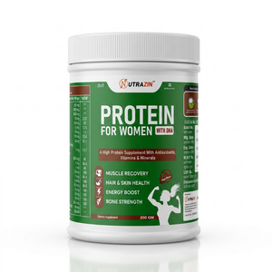 Nutrazin Protein for Women with DHA | High Protein for Muscle Recovery, Hair & Skin Health, Energy & Bone Strength
